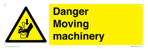 Danger moving machinery